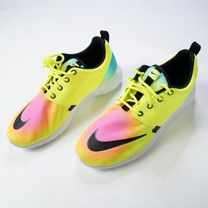 Neon Colored Nike Roshe Running Shoes ~kids Y7